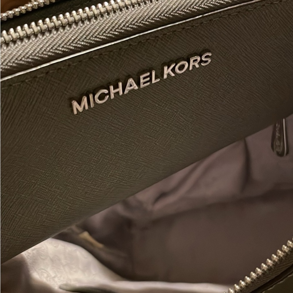 Michael Kors Gray Toiletry Bag